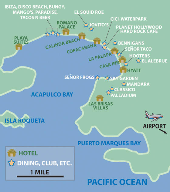 Acapulco Map