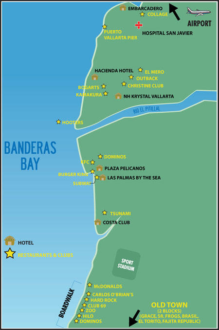 Puerto Vallarta Map