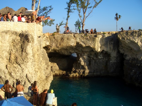 Cliff Diving in Negril