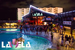 Spring Break Nightlife at La Vela in Panama City Beach.