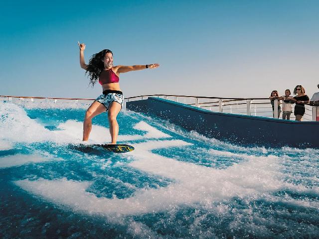 Mariner of the Seas Flowrider Simulator