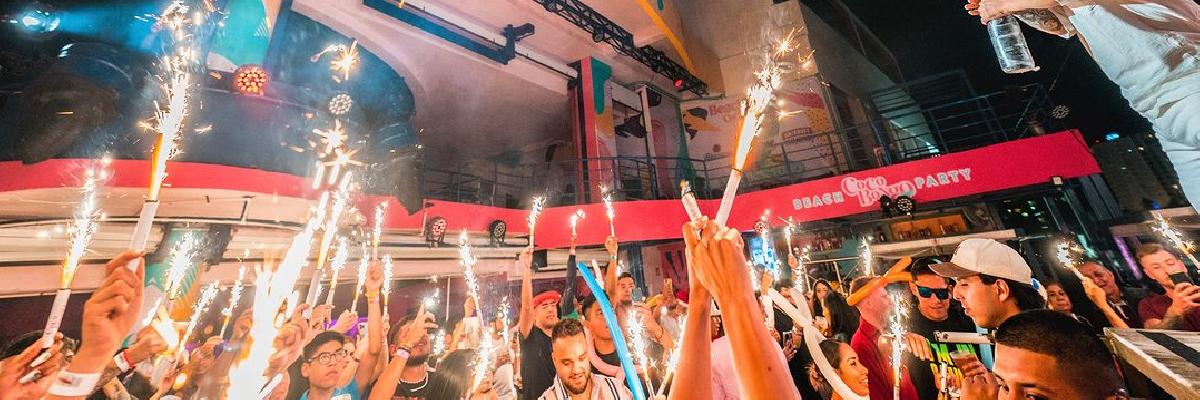 Spring Break Coco Bongo Beach Club - Cancun, Mexico